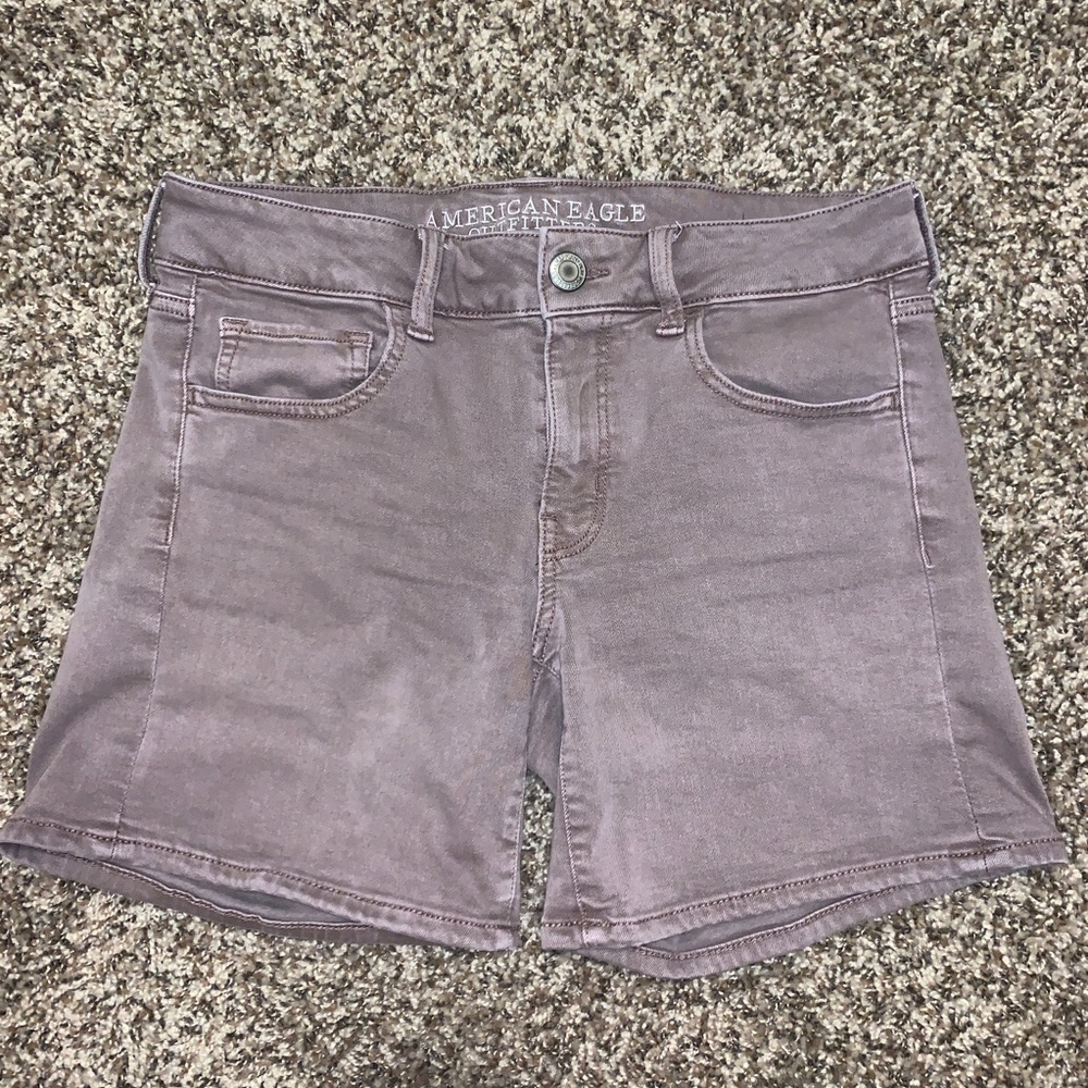 American Eagle Midi Shorts Lilac